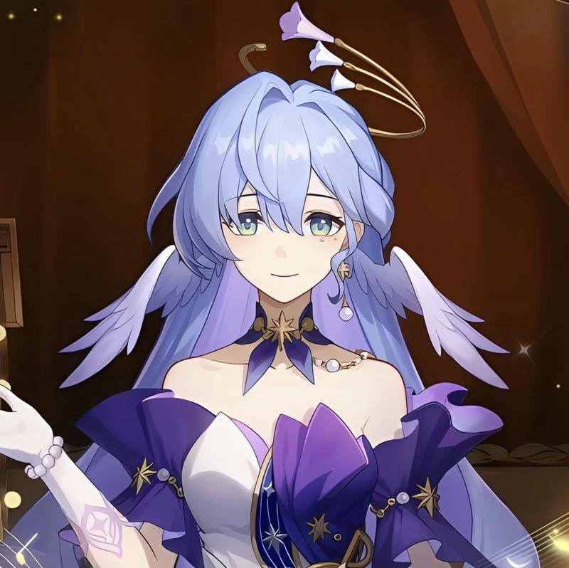 Aesthetic Honkai Star Rail profiles Robin pfp style