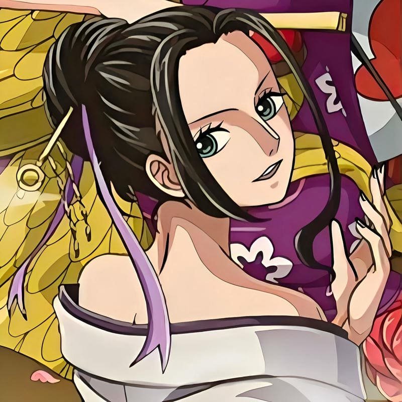 Aesthetic Nico Robin anime icons for stylish profiles
