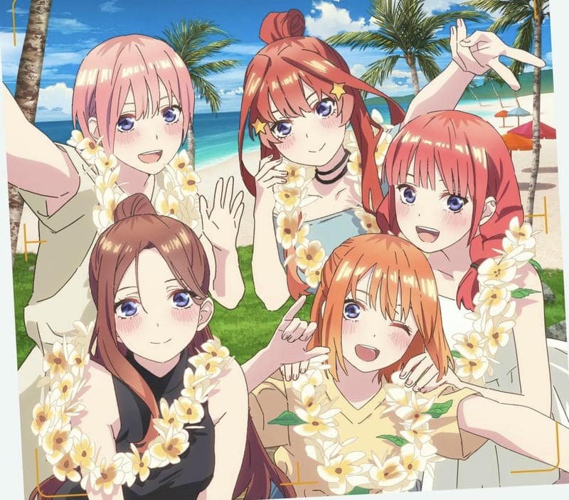 Anime aesthetic lovers enjoy quintessential quintuplets pfp styles