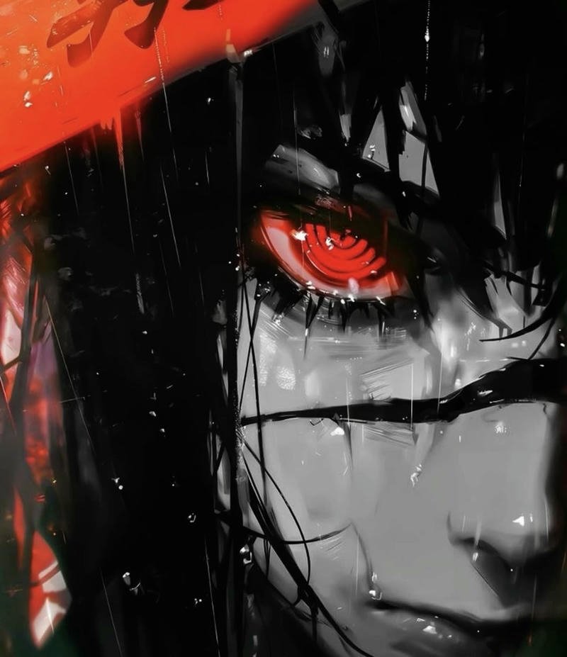 Anime eye pfp featuring luminous iris and dramatic anime lighting