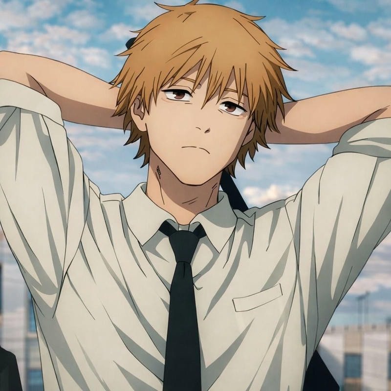Anime lover favorite Denji pfp aesthetic look