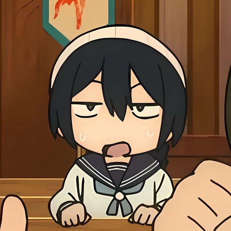 Anime meme pfp capturing that classic anime ΓÇ£what just happenedΓÇ¥ reaction