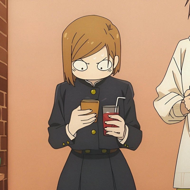 Anime meme pfp with awkward silence expression perfect for memes