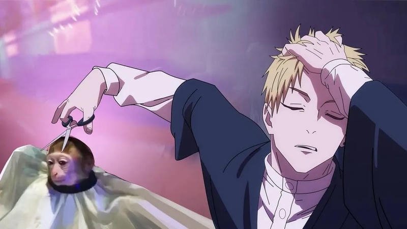 Anime meme pfp with overdramatic crying face for comedic effect