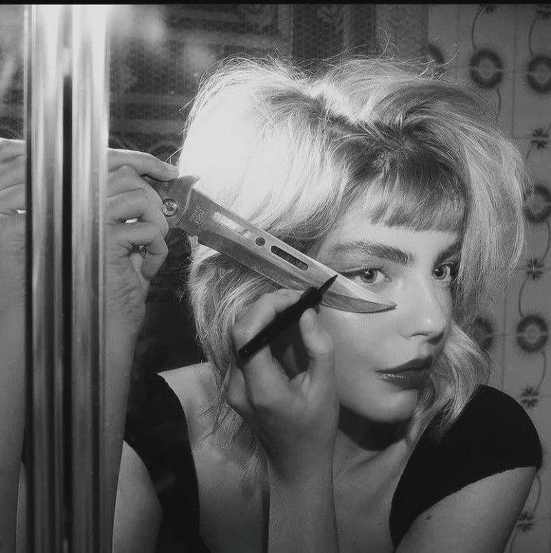 Badass anime boy pfp sword shadow menacing expression