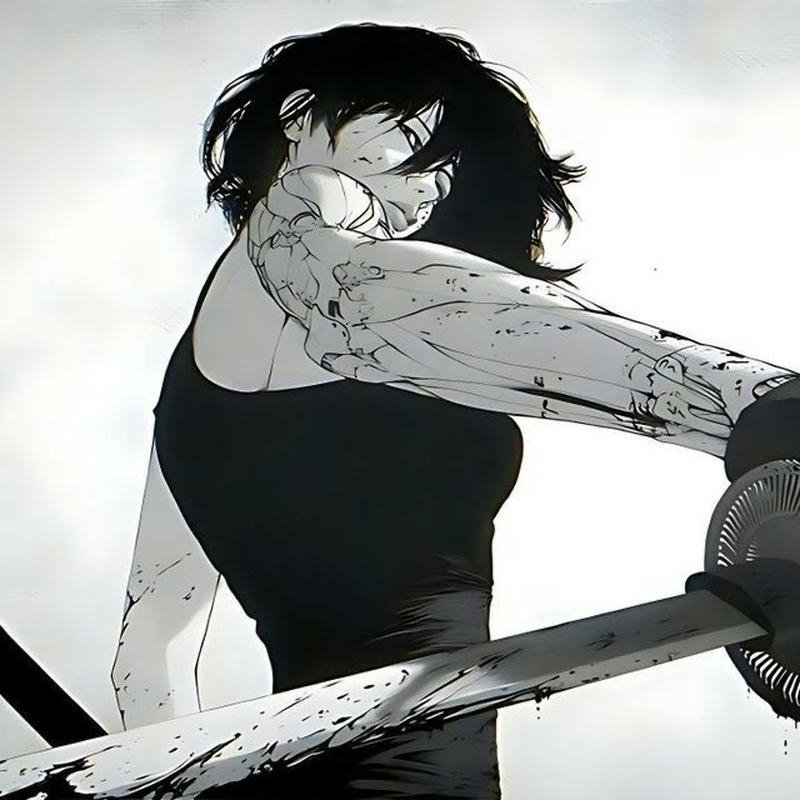 Badass anime boy pfps hooded figure cold intense portrait