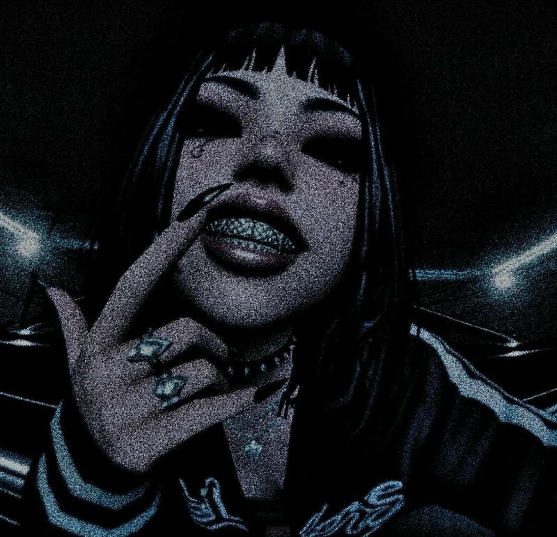 Badass pfp anime boy confident smirk low light setting