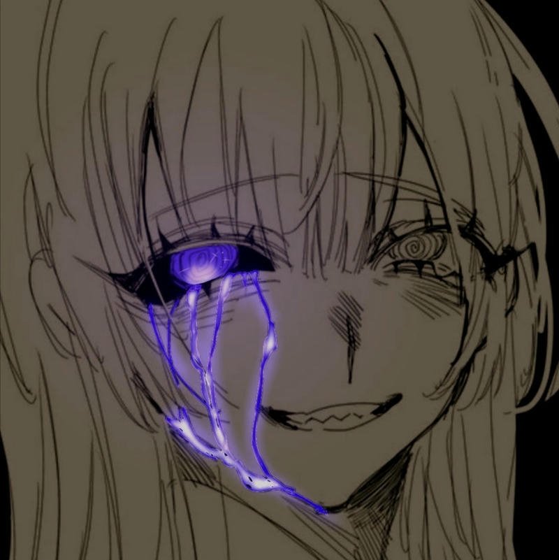 Beautiful anime eye artwork used for aesthetic anime eye pfp