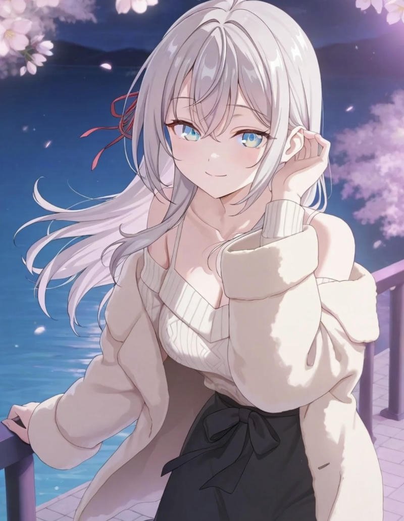 Beautiful anime girl Alya smiling portrait aesthetic alya pfp anime
