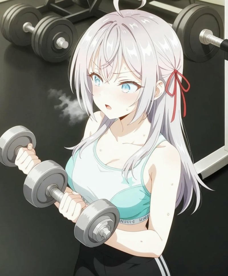 Beautiful anime girl aesthetic avatar Alya portrait alya pfp anime