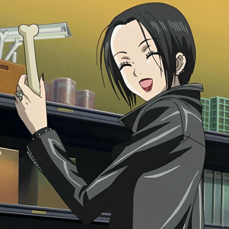 Black and white aesthetic Nana anime portrait nana anime pfp