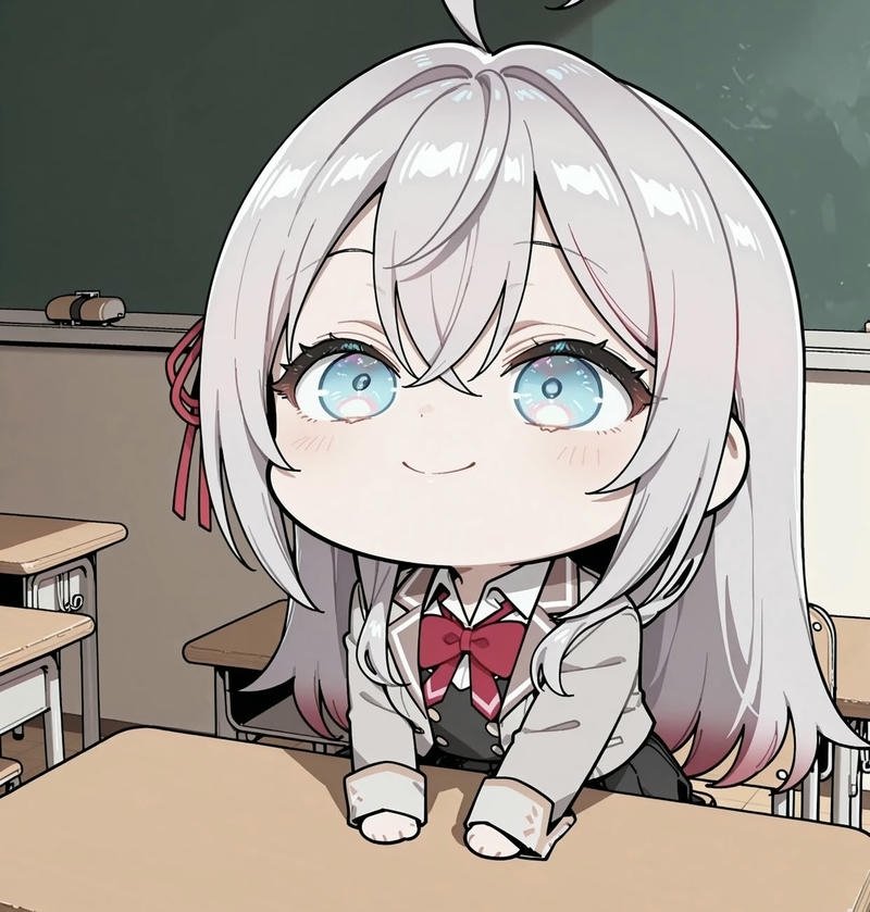 Blushing anime girl Alya aesthetic avatar alya pfp anime