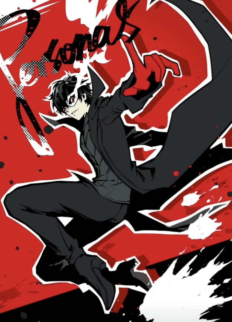 Bold anime profile using Joker Persona 5 pfp