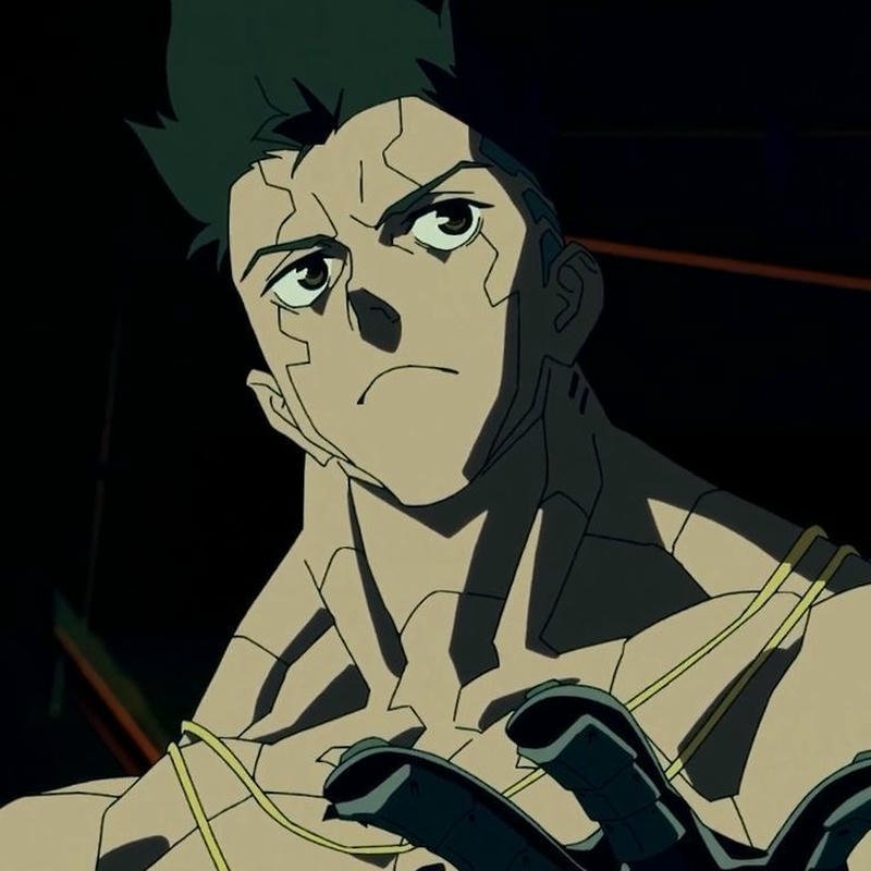 Bold cyberpunk David avatar for cool online identity