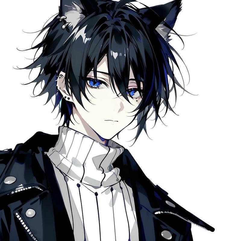 Calm anime boy portrait with soft lighting anime man pfp