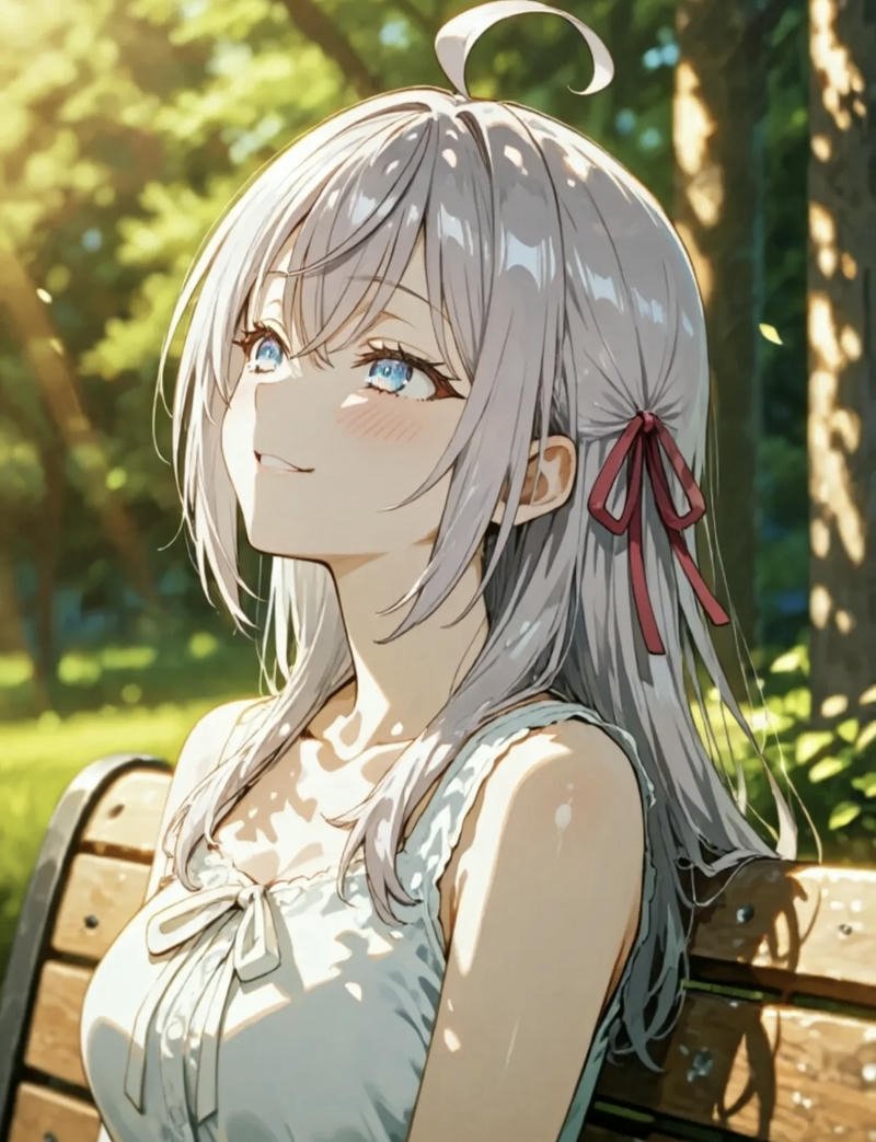 Charming anime school girl avatar Alya character design alya pfp anime