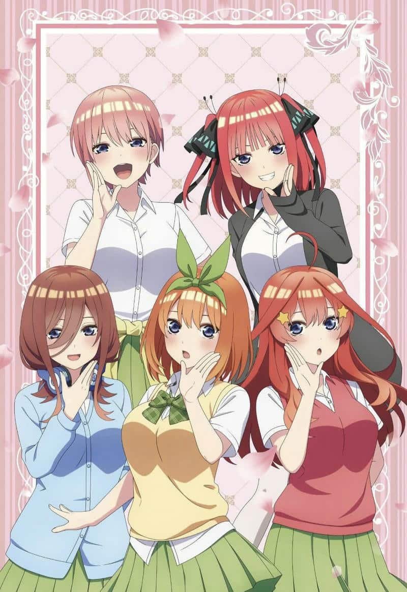 Charming pink vibe quintessential quintuplets pfp for avatars