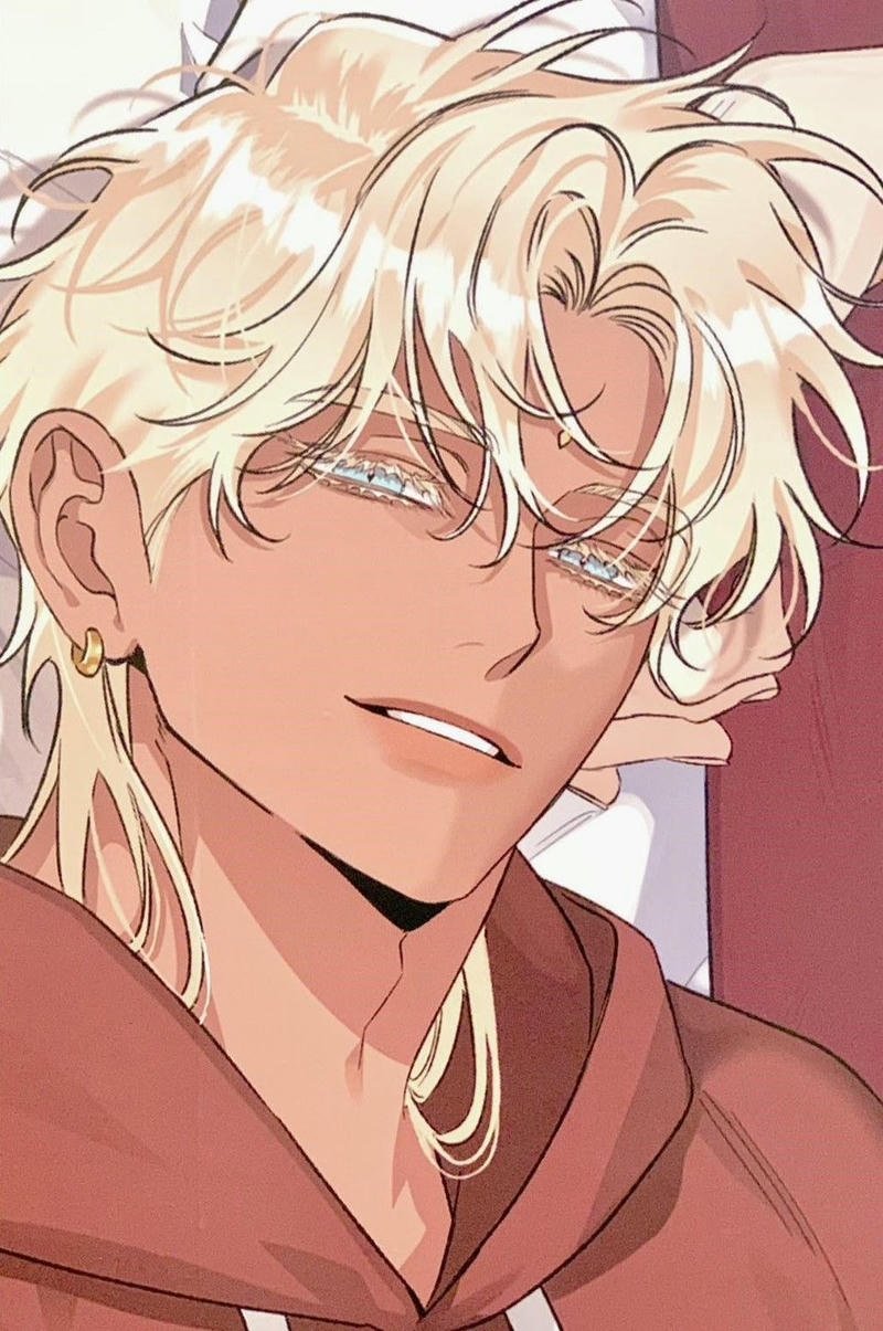 Chill anime male character portrait for social profile anime man pfp