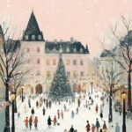 Christmas aesthetic pfp with cozy winter vibes