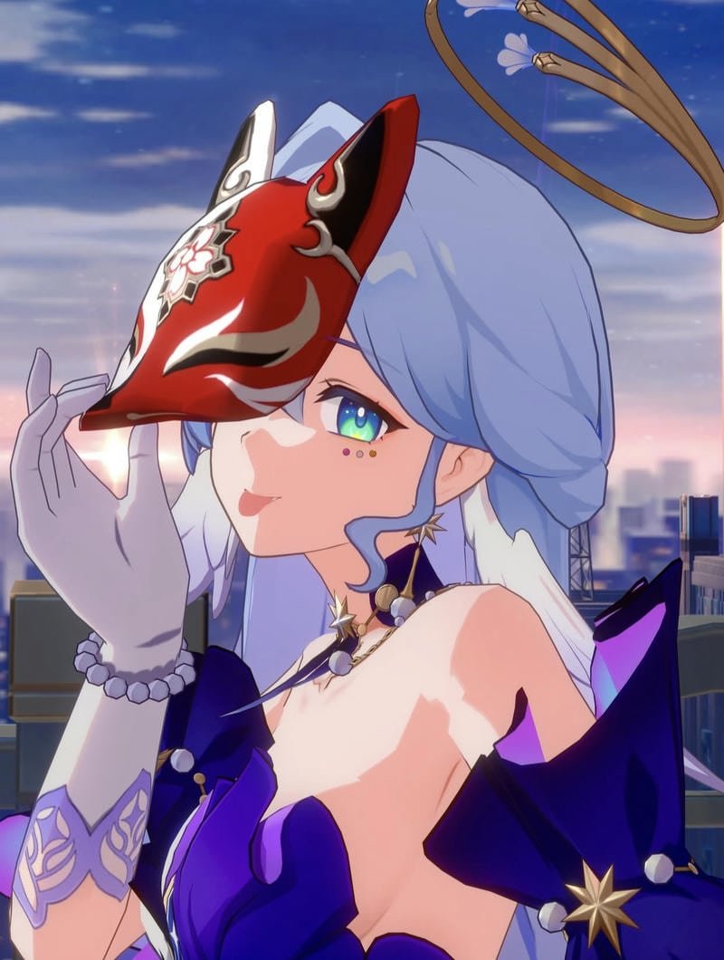 Clean modern anime look Robin pfp HSR icons