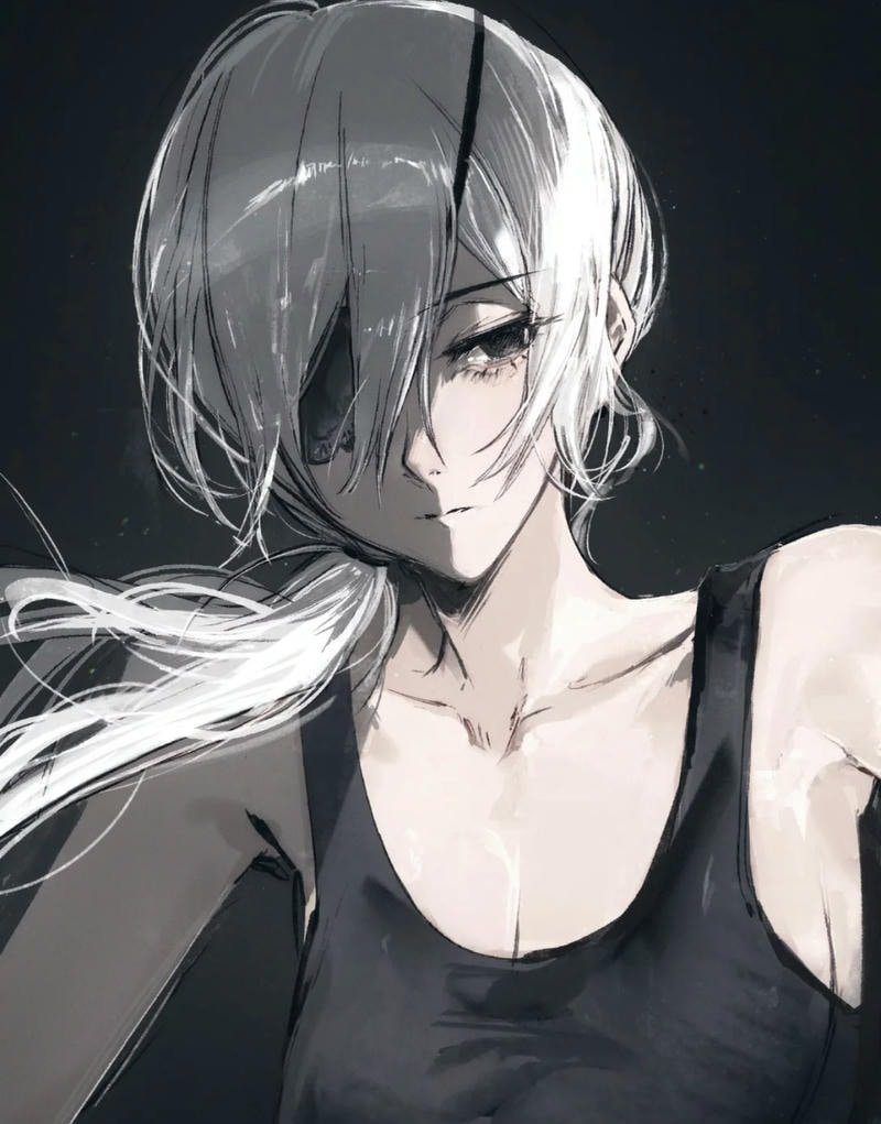 Clean style Quanxi pfp with minimalist anime feel