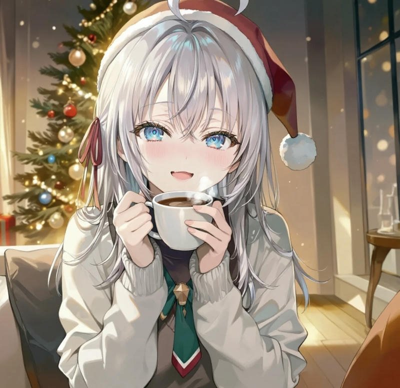 Close portrait anime girl Alya blushing softly alya pfp anime avatar