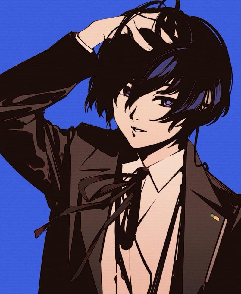 Confident phantom thief Joker Persona 5 pfp mood