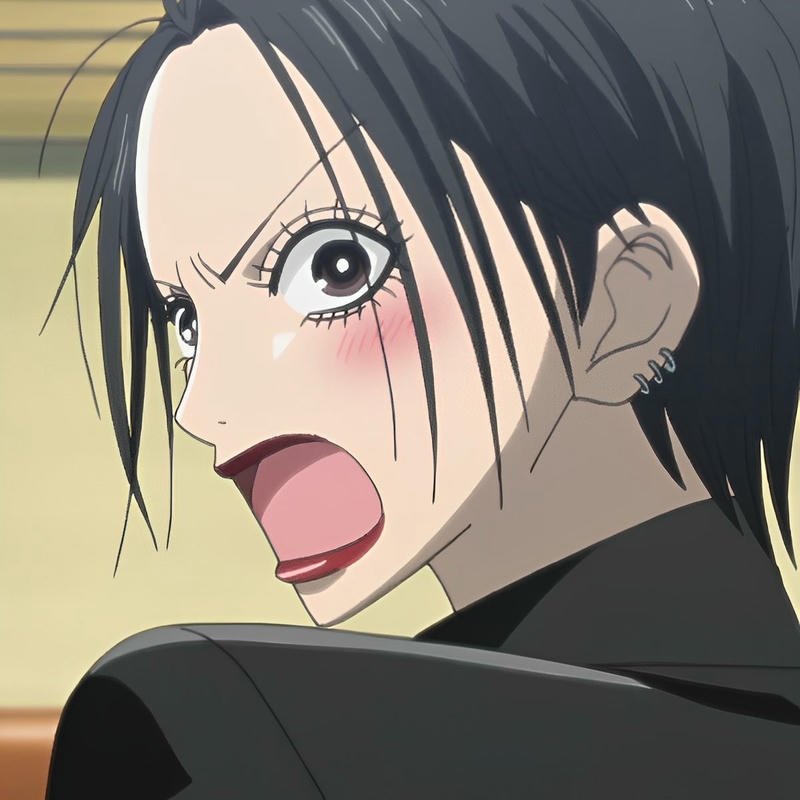 Cool punk style anime girl portrait perfect nana anime pfp