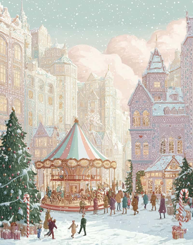 Cozy holiday theme Christmas aesthetic pfp inspiration