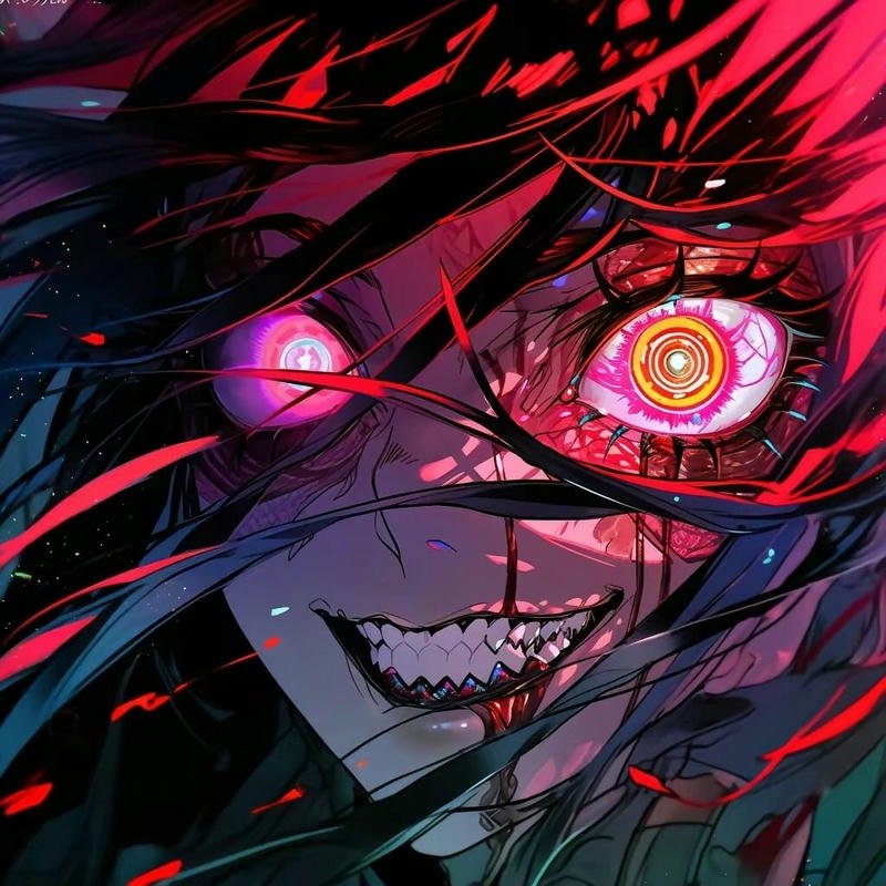 Cute anime eye close up portrait for anime eye pfp