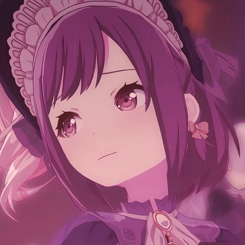 Cute anime girl pink Ena Shinonome pfp style