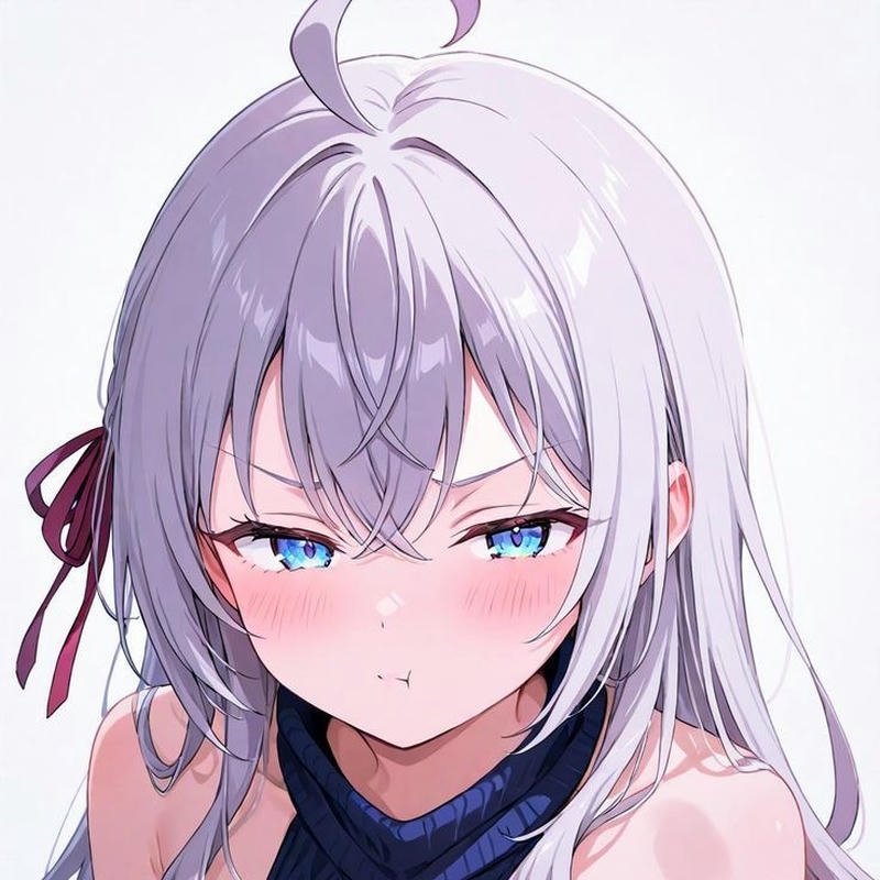 Cute anime portrait design featuring Alya character alya pfp anime