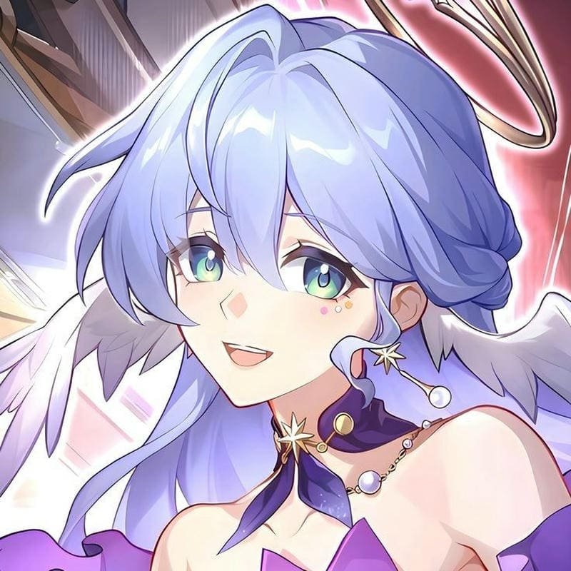 Cute idol aesthetic using Robin pfp HSR theme