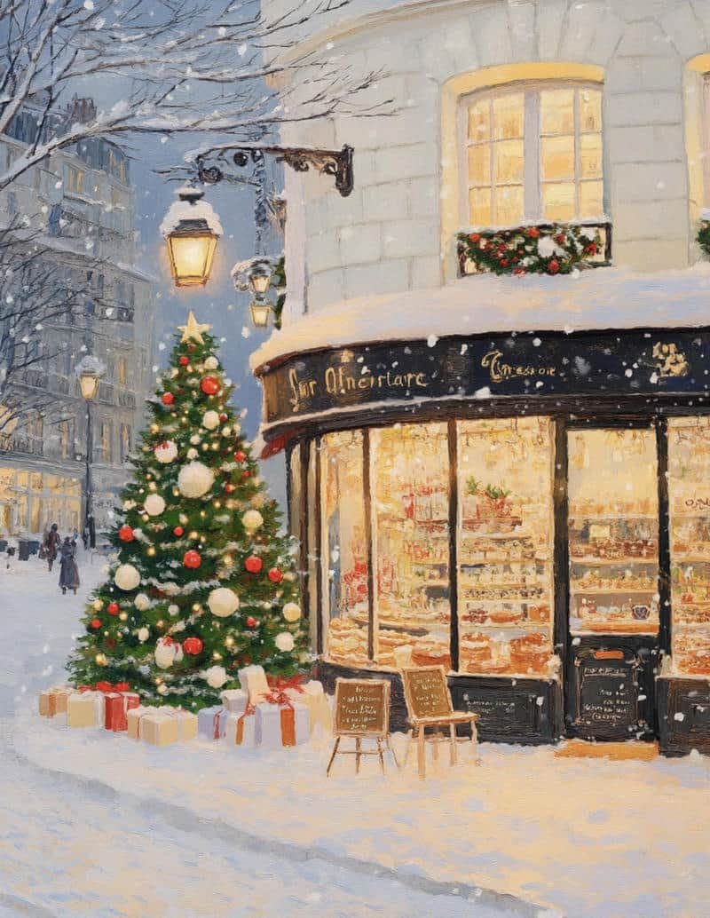 Cute winter aesthetic Christmas pfp for profiles