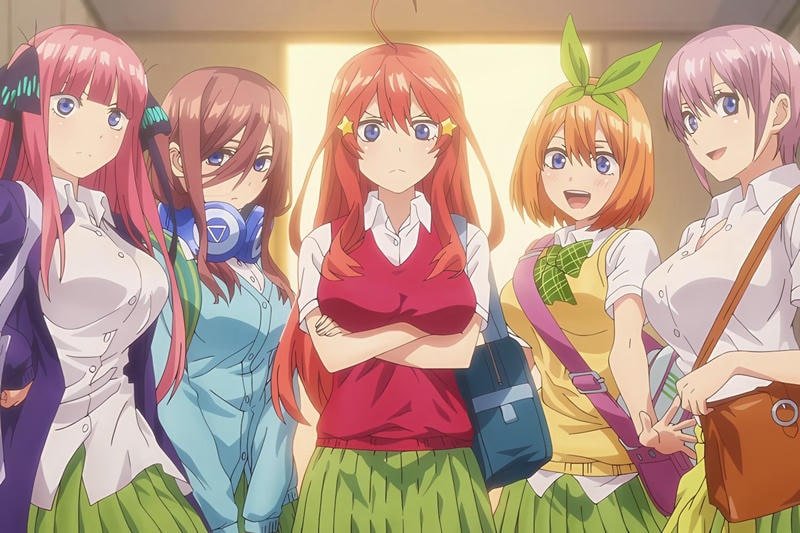 Daily anime vibes quintessential quintuplets pfp inspiration set