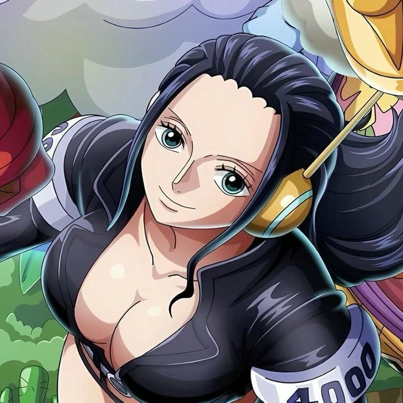 Dark aesthetic Nico Robin pfp for classy profiles