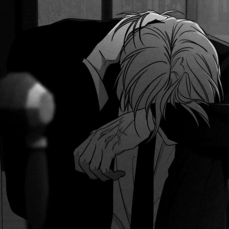 Dark aesthetic portrait with subtle sadness sad boy pfp