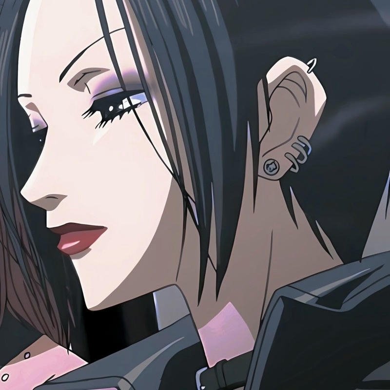 Dark punk aesthetic Nana Osaki portrait nana anime pfp