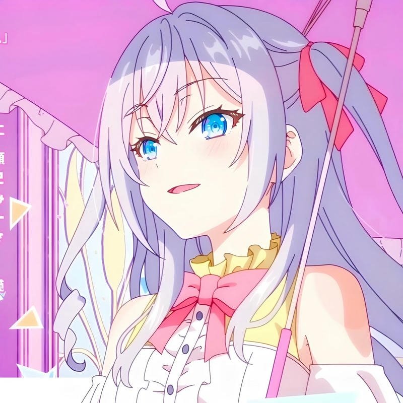 Detailed anime illustration of Alya perfect profile picture alya pfp anime