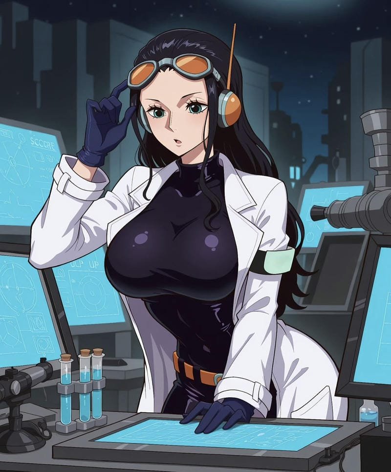 Dreamy anime edits featuring Nico Robin pfp charm