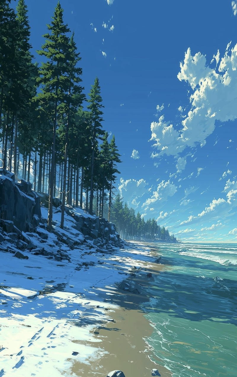 Dreamy beach waves glowing under sunset ocean aesthetic pfp vibe