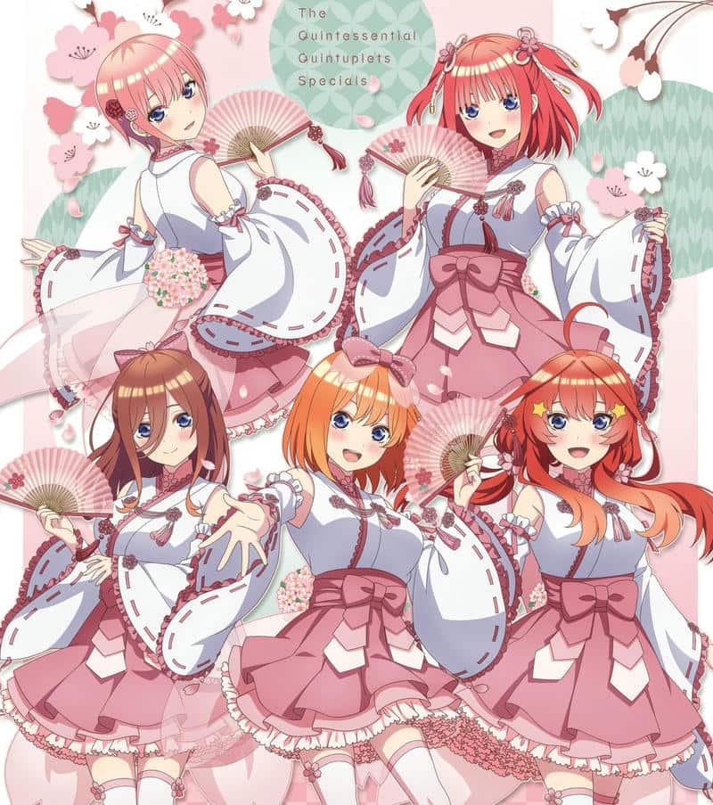 Dreamy pink style quintessential quintuplets pfp for fans