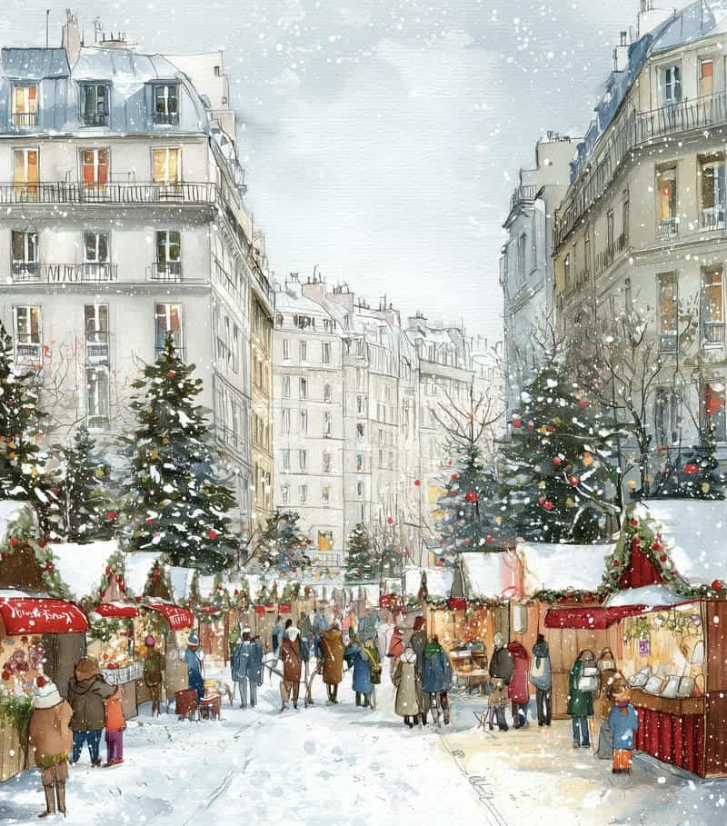 Elegant Christmas aesthetic avatar winter magic vibes