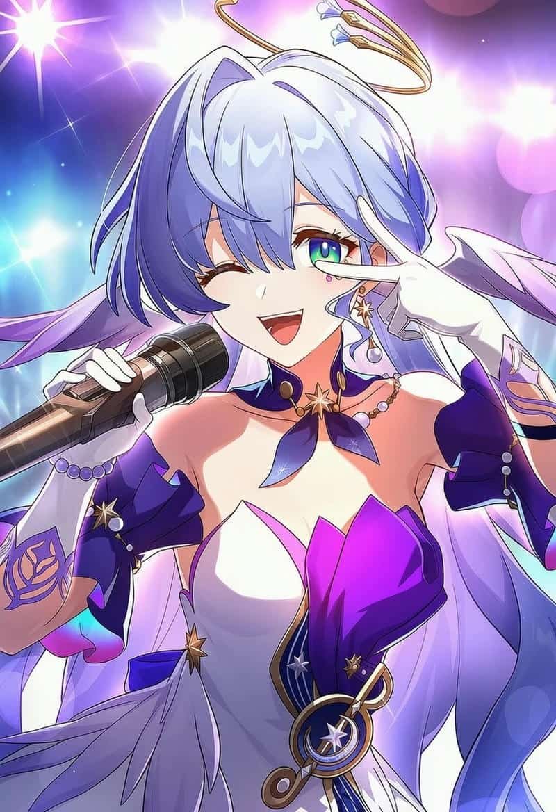 Elegant Robin Honkai Star Rail pfp aesthetic look