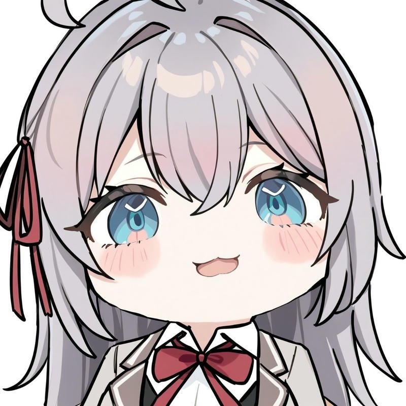 Elegant anime girl avatar design Alya character alya pfp anime