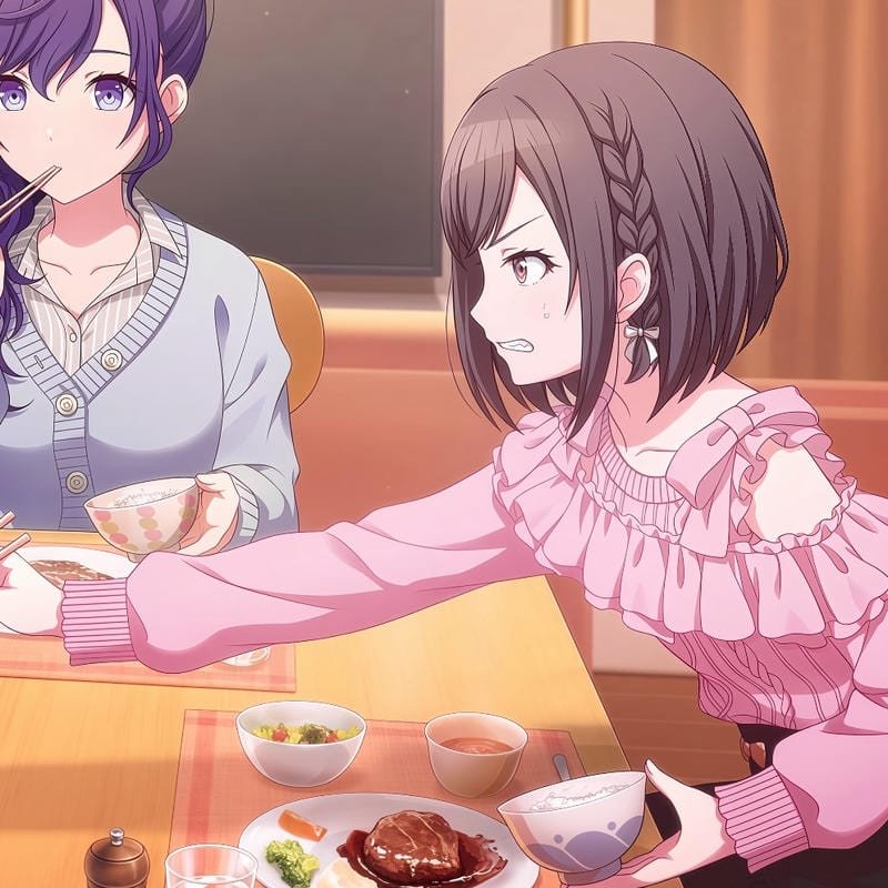 Elegant pastel pink Ena Shinonome pfp inspiration