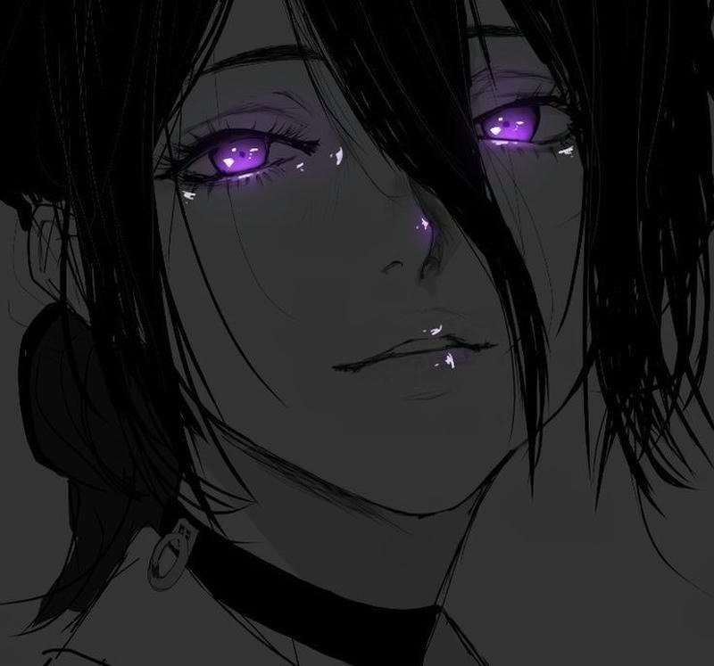 Emotional anime eye close up illustration anime eye pfp