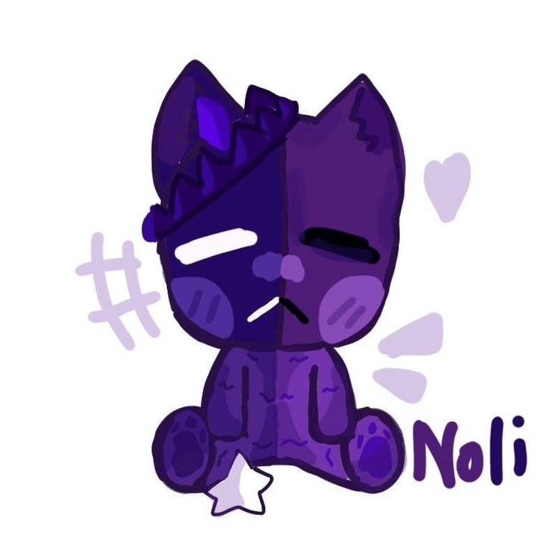 Forsaken Noli pfp with glowing aura and dark fantasy background