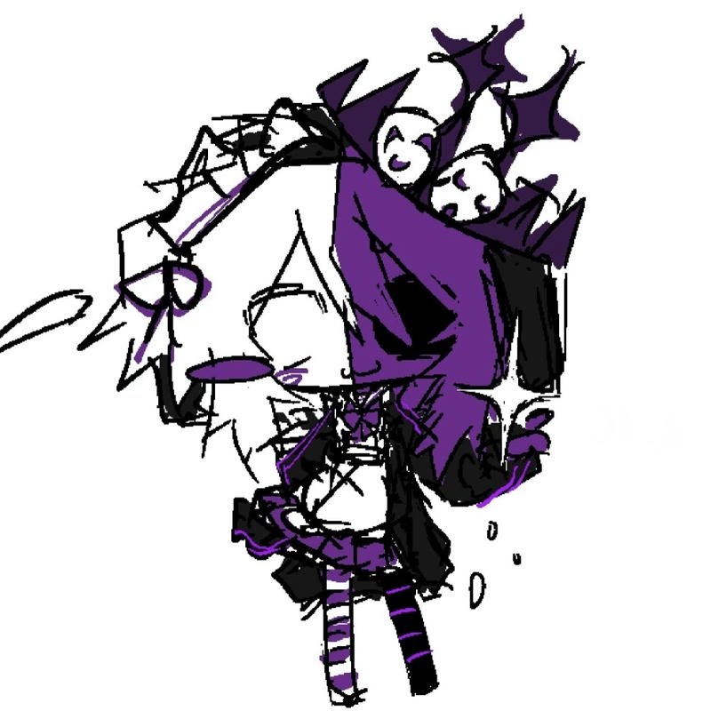 Forsaken Noli pfp with intense expression and moody background