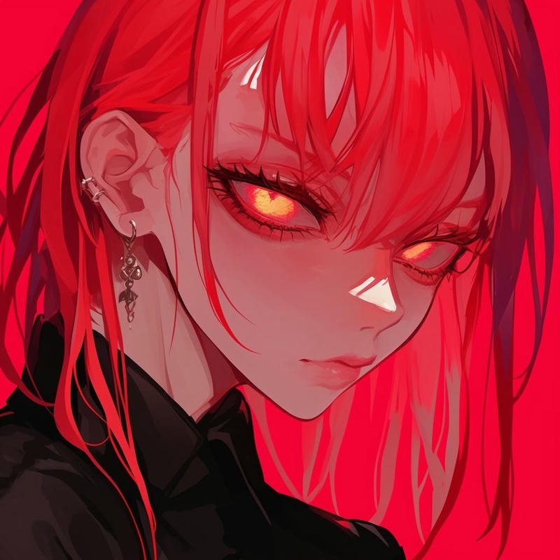 Golden glowing anime eye illustration perfect anime eye pfp